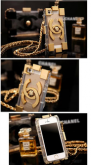 Case Chanel Lego Gold Prata e Preto